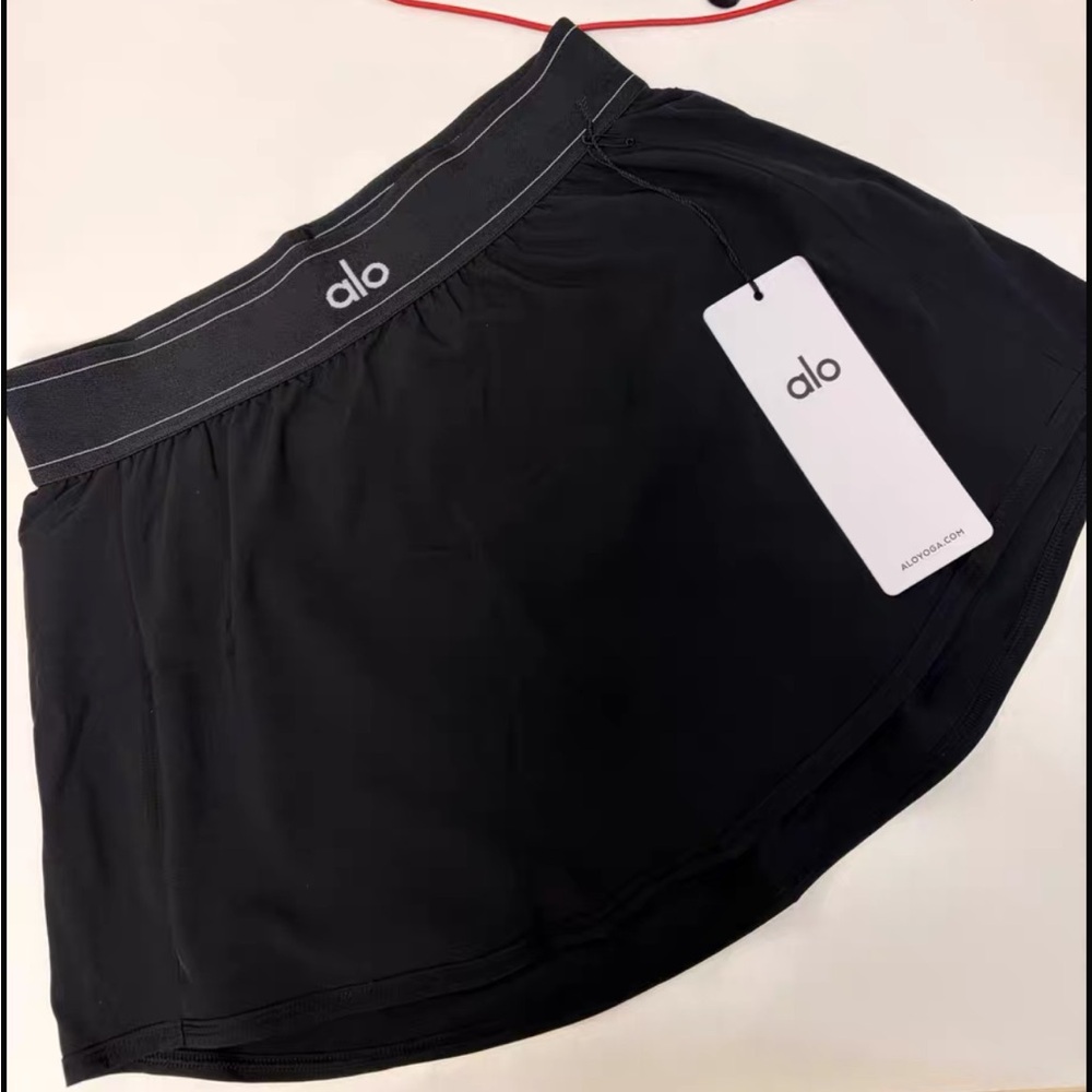 ALO Yoga Black Mini Skirt